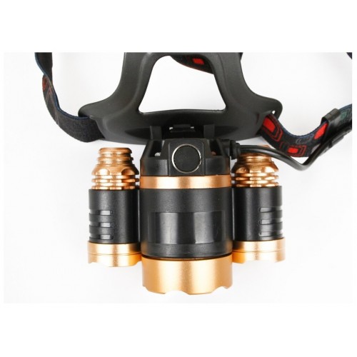 Фонарь налобный Ultraflash E1333 черный/золотой 2