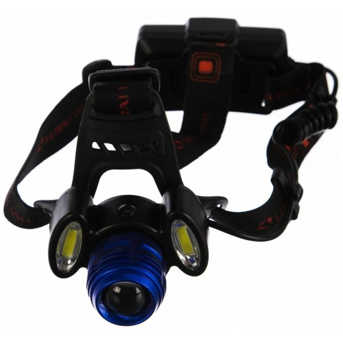 Фонарь налобный Ultraflash E1334 синий/черный 