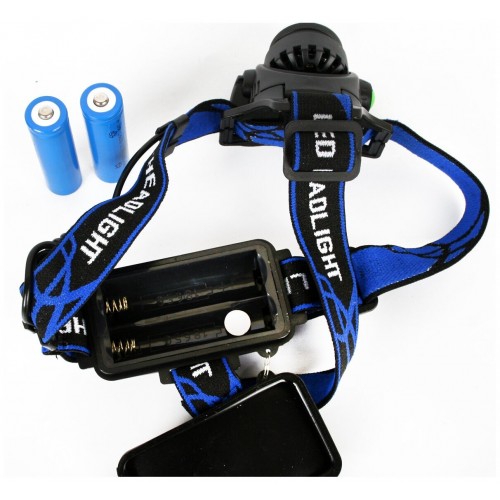 Фонарь налобный Ultraflash E150 черный 5