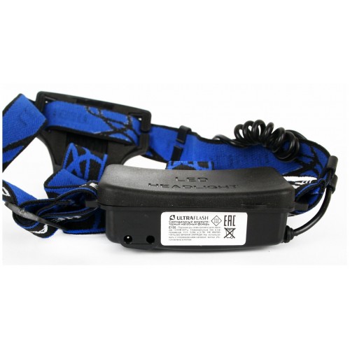 Фонарь налобный Ultraflash E150 черный 6