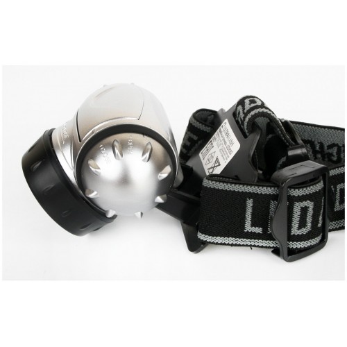 Фонарь налобный Ultraflash LED5352 серебристый/черный 9