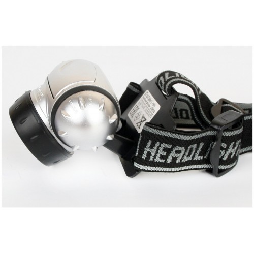 Фонарь налобный Ultraflash LED5353 серебристый 9