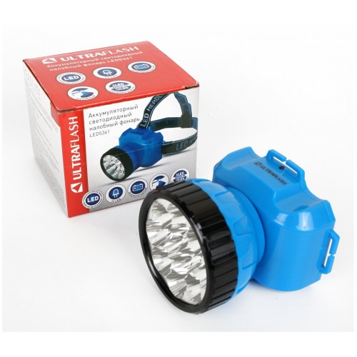 Фонарь налобный Ultraflash LED5361 синий 4