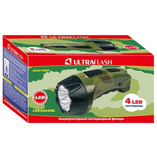 Фонарь Ultraflash LED3804 черный/желтый 1