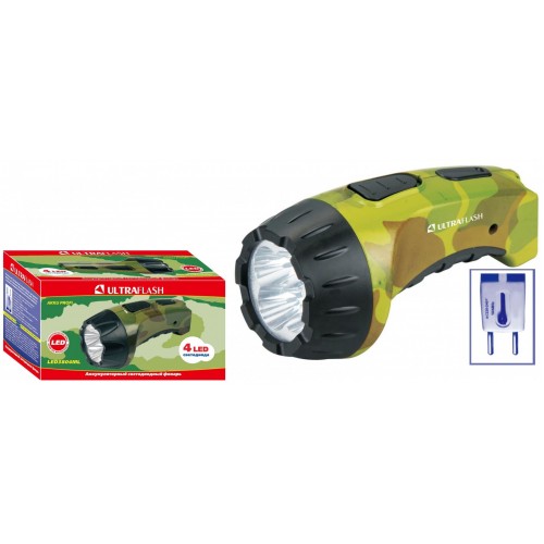 Фонарь Ultraflash LED3804 черный/желтый 2