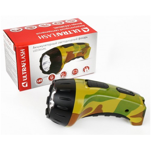 Фонарь Ultraflash LED3804 черный/желтый 3