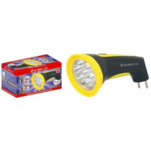 Фонарь Ultraflash LED3807M черный/желтый 9