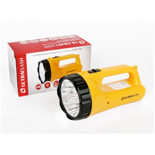 Фонарь Ultraflash LED3816SM желтый 4