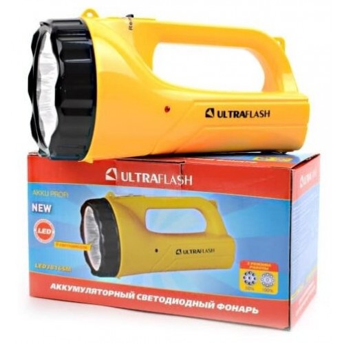 Фонарь Ultraflash LED3816SM желтый 6