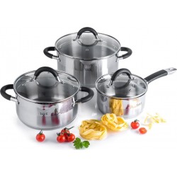 Набор посуды Taller Телфорд TR-17190 6 пр. (серебристый/черный)