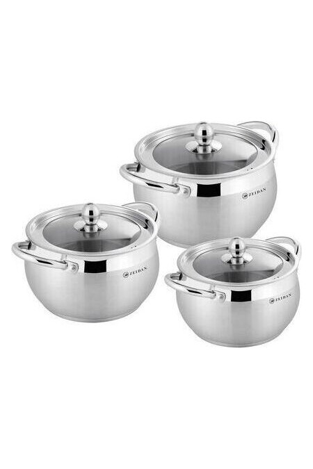 Набор кастрюль Zeidan Z-50662 6 пр. (серебристый) 2