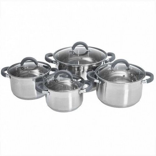 Набор кастрюль Webber Profi BE-626/8 8 пр. (серебристый) 1