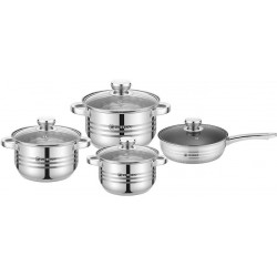 Набор посуды Zeidan Z-50826 8 пр. (серебристый)