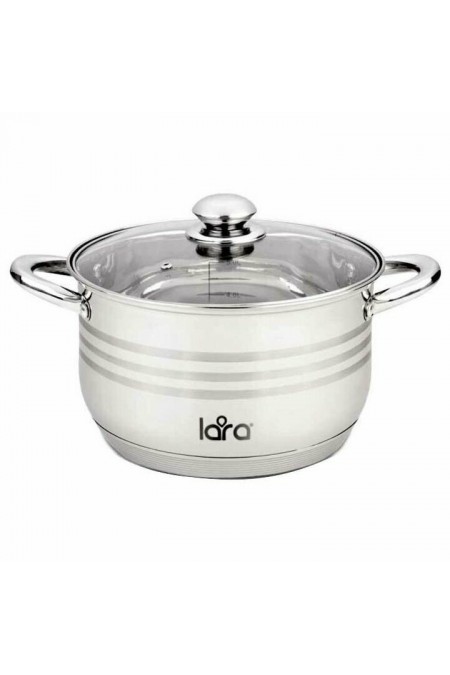 Набор кастрюль LARA LR02-100 Sonata 6 пр. (серебристый) 1