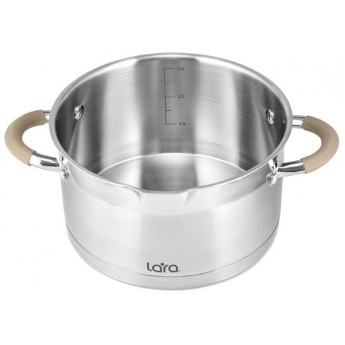 Набор кастрюль LARA LR02-119 Берлин 6 пр. (серебристый) 1