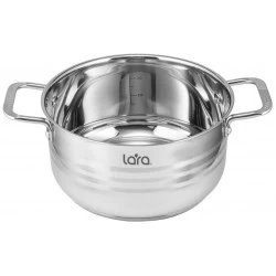 Набор кастрюль LARA Standart LR02-80 6 пр. (серебристый)