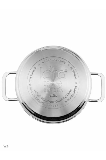 Набор кастрюль LARA Standart LR02-80 6 пр. (серебристый) 2