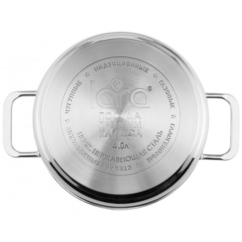 Набор кастрюль LARA Standart LR02-80 6 пр. (серебристый) 1