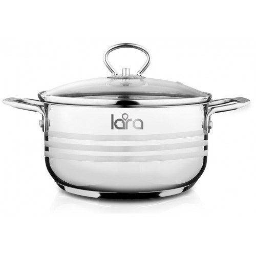 Набор кастрюль LARA Standart LR02-81 6 пр. (серебристый) 1