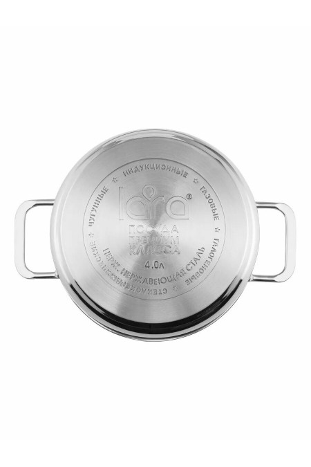 Набор кастрюль LARA Standart LR02-81 6 пр. (серебристый) 4