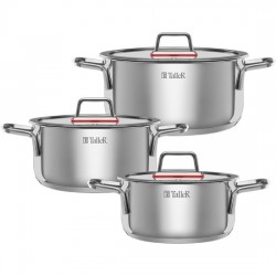Набор кастрюль Taller Тенденси TR-17270 (серебристый)