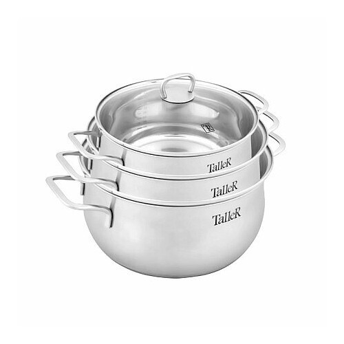 Набор кастрюль Taller Тенденси TR-17270 (серебристый) 8