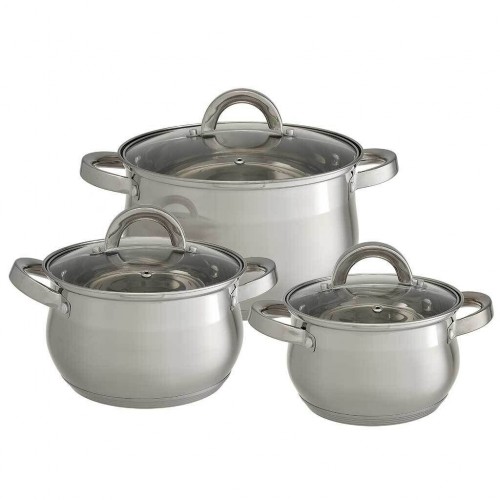Набор кастрюль Webber BE-616/6 6 пр. (серебристый) 8
