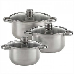 Набор кастрюль Webber BE-632/6 6 пр. (серебристый)