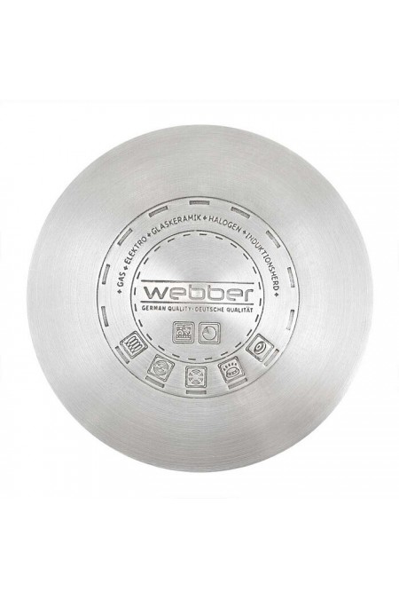 Набор кастрюль Webber BE-633/6 6 пр. (серебристый) 4