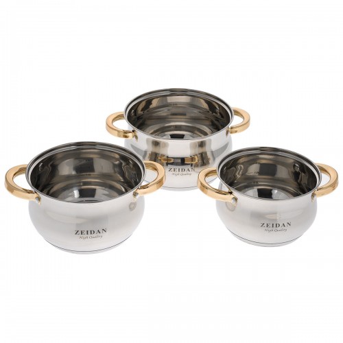 Набор кастрюль Zeidan Z-50605 6 пр. (серебристый) 2