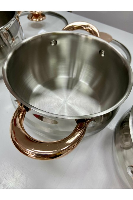 Набор кастрюль Zeidan Z-50657 6 пр. (серебристый) 6