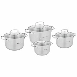 Набор кастрюль Zeidan Z-50822 8 пр. (серебристый)