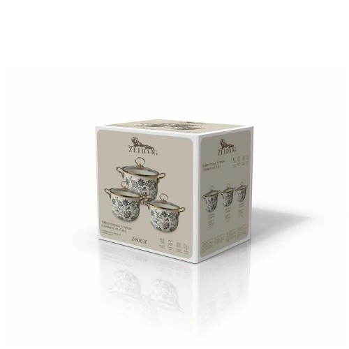 Набор кастрюль Zeidan Z-80636 6 пр. (aster) 1