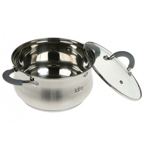 Набор посуды LARA LR02-93 8 пр. (серебристый) 5