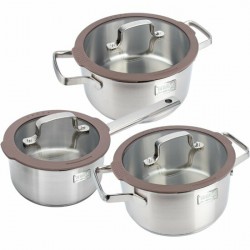 Набор посуды Taller Experience TR-17350 6 пр. (бежевый/серый)