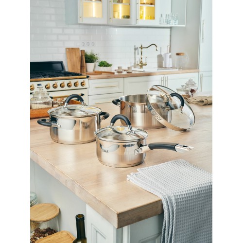 Набор посуды Taller Experience TR-17350 6 пр. (бежевый/серый) 1