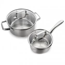 Набор посуды Taller Практик TR-17300 4 пр. (серебристый)