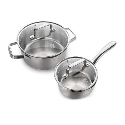 Набор посуды Taller Практик TR-17300 4 пр. (серебристый) 