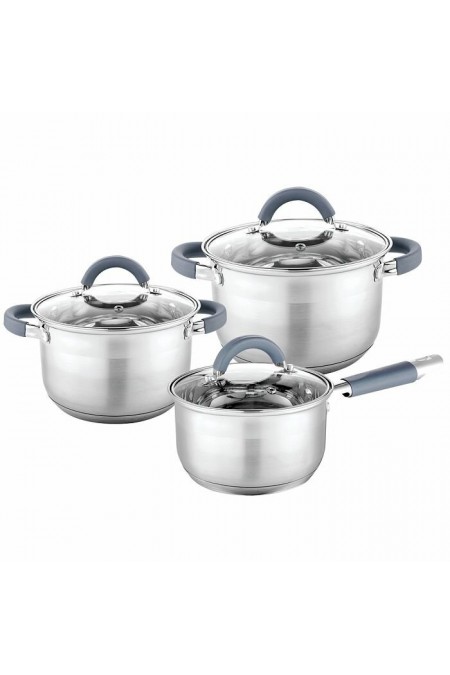 Набор посуды Webber BE-634/6 6 пр. (серебристый) 6