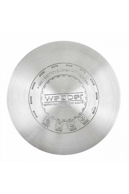 Набор посуды Webber BE-652/8 8 пр. (серебристый) 5