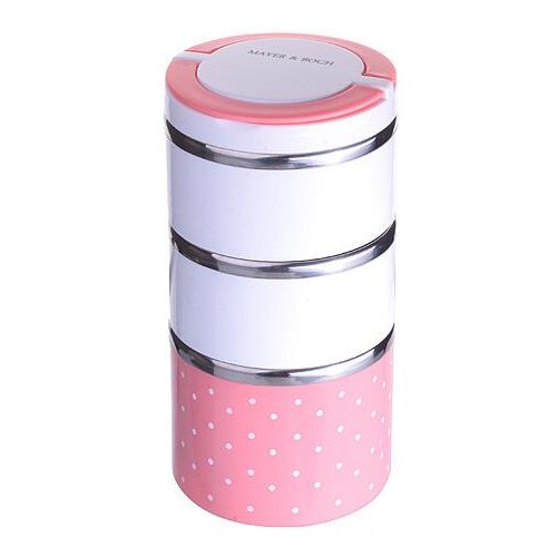 Термос для еды MAYER BOCH 28780 1.3 л (розовый/белый) 6