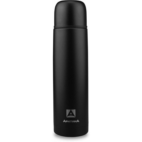 Классический термос Арктика 102-1000 1 л (черный/белый) 6