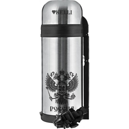 Классический термос Kelli KL-0927 1.8 л (серебристый) 2