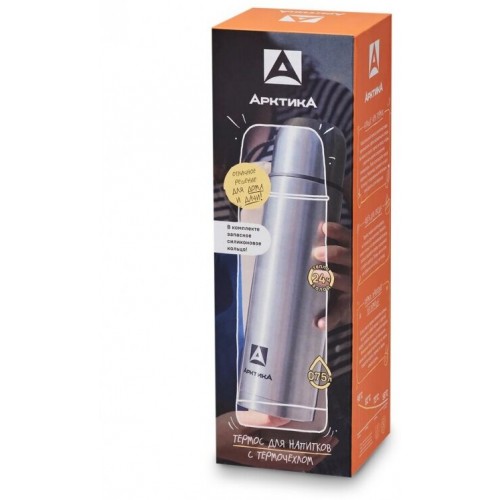 Классический термос Арктика 101-750А 0.75 л (серебристый) 8