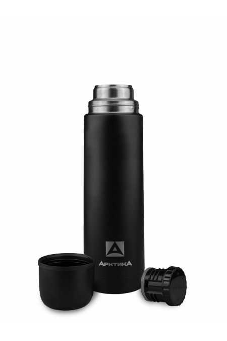 Классический термос Арктика 102-1000 1 л (черный песок) 1