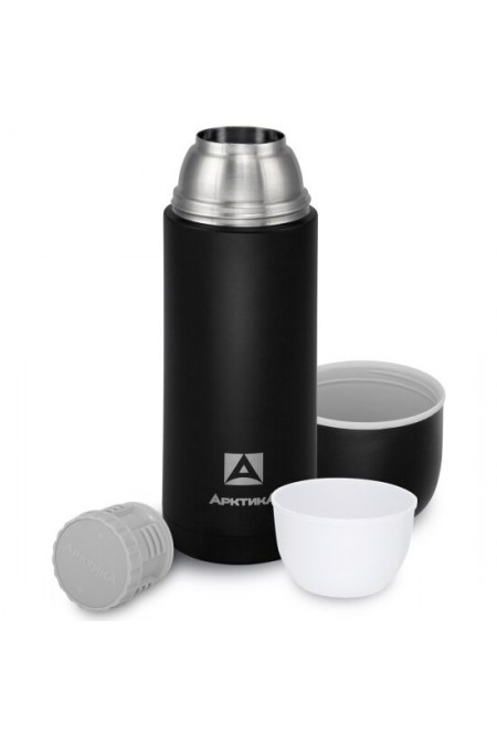 Классический термос Арктика 105-1000 1 л (черный текстурный) 1