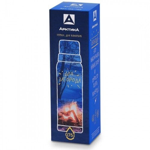 Классический термос Арктика 106-750 0.75 л (черный) 2