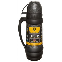 Классический термос Арктика 109-1000М 1 л (черный)