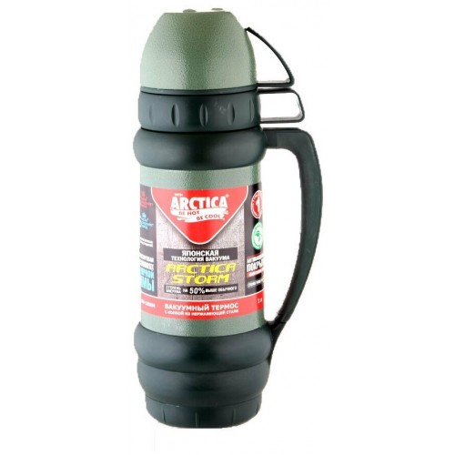 Классический термос Арктика 109-1000М 1 л (зеленый) 2