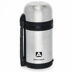 Классический термос Арктика 201-1000 1 л (серебристый/черный)